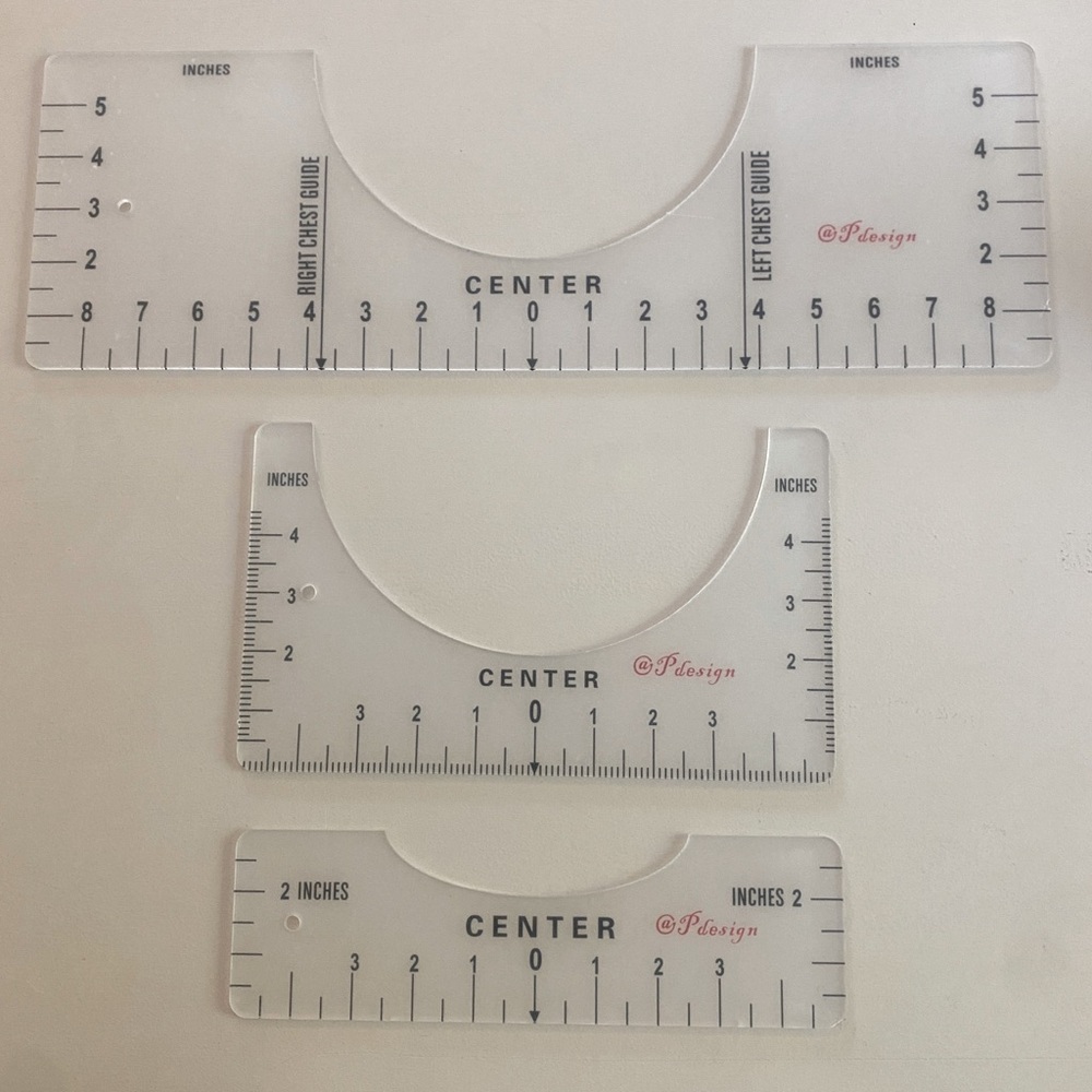 NWT T-Shirt Measuring Tool - 3 Pack